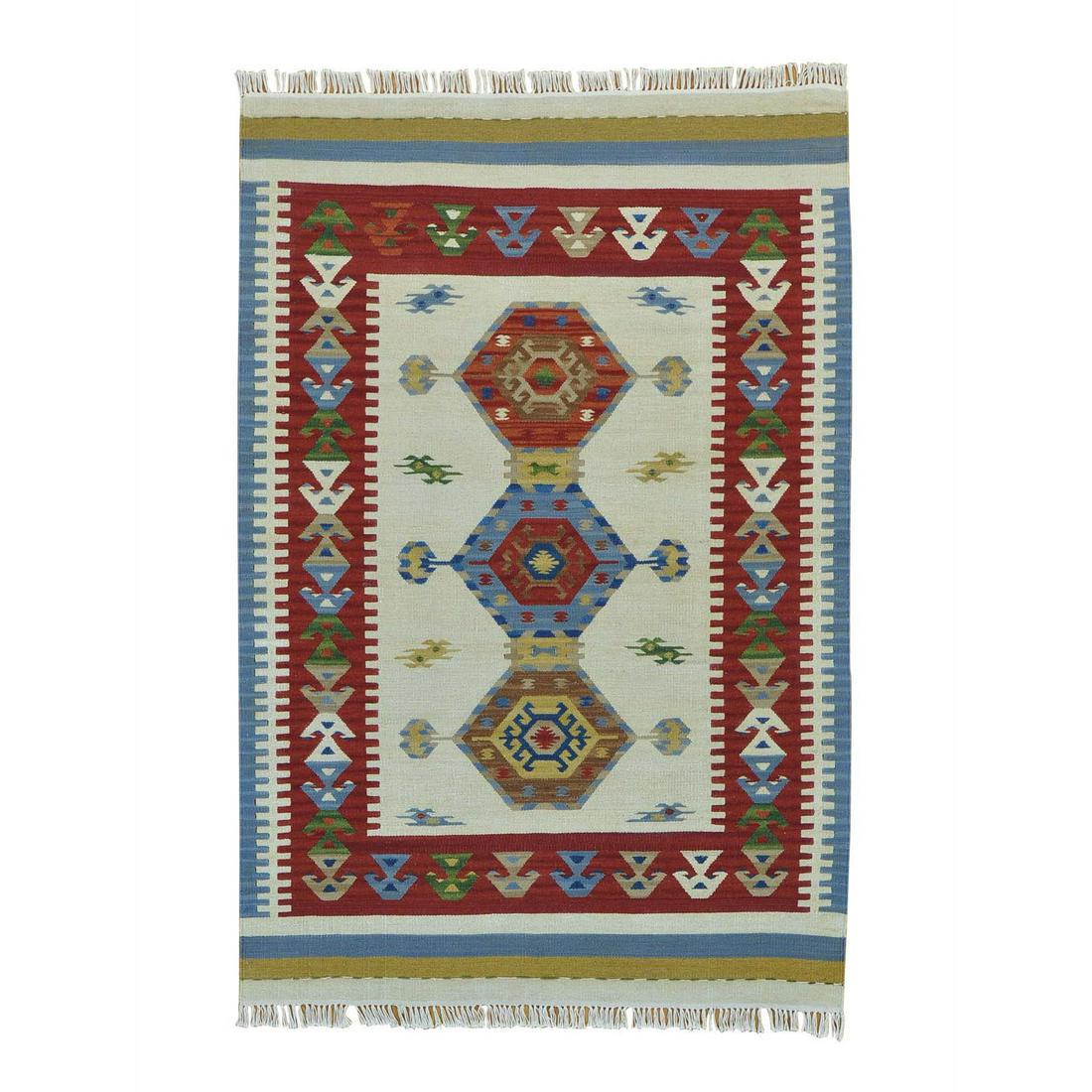 Hand Woven Anatolian Kilim Flat Weave Oriental Rug (1 of 3)