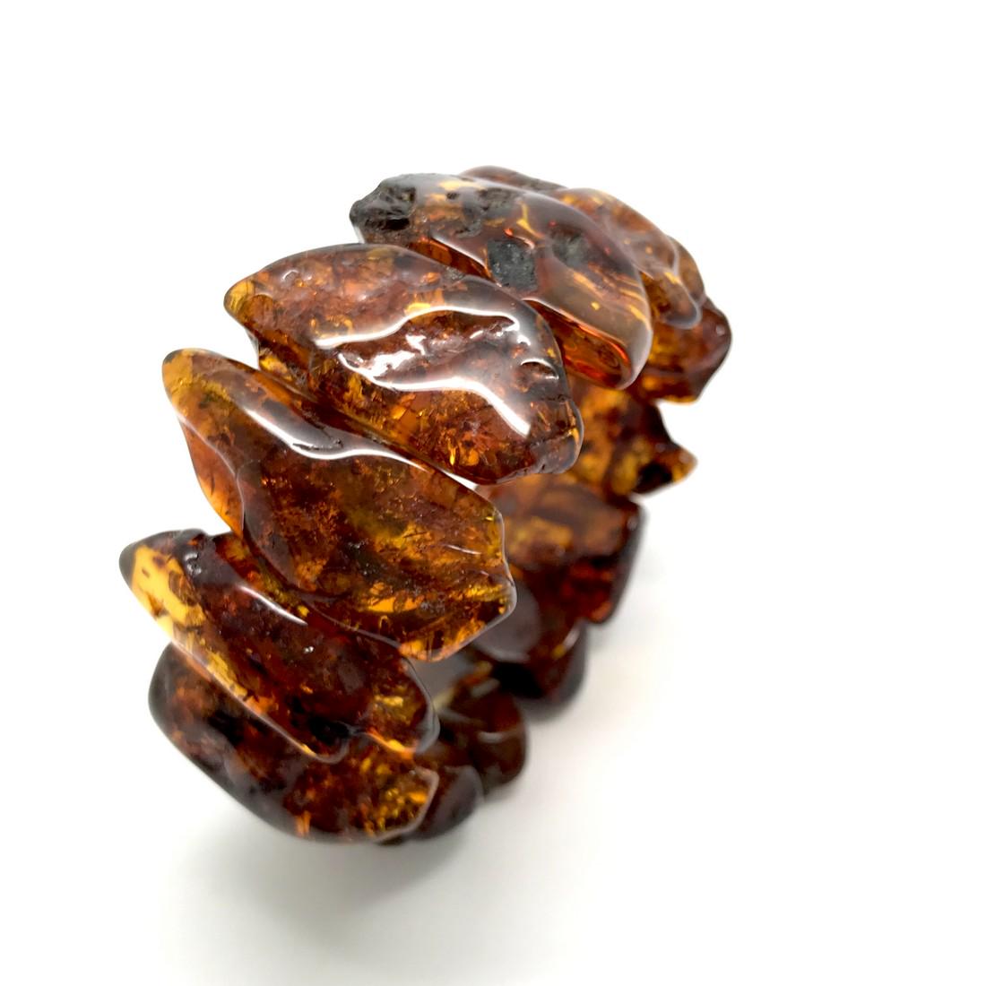 Extraordinary Unique Vintage Amber Bracelet made from (1 of 9)