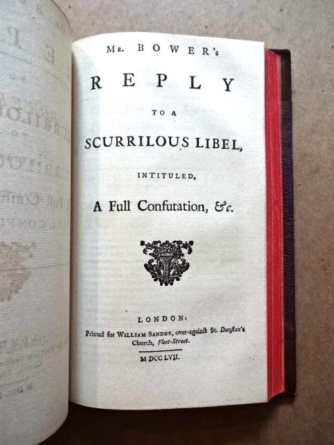 1757 Sammelband Pamphlets on Libel Jesuits (1 of 4)