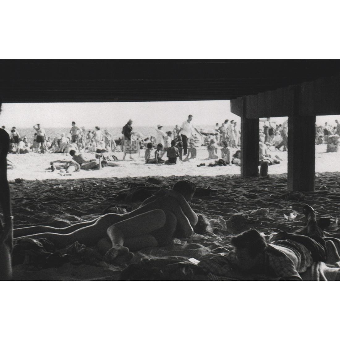 BRUCE DAVIDSON - Brooklyn Gang, At Coney Island: Artist: BRUCE DAVIDSON Print Title: Brooklyn Gang, At Coney Island Medium: Sheet-fed Gravure Printing Date: 1990's Printed in Japan Image Size: 5.25 x 8.25 inches Bruce Davidson (b. 1933) is an Americ