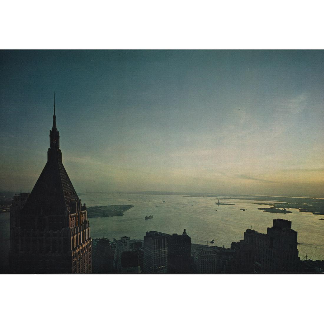 EVELYN HOFER - The Bay: Artist: EVELYN HOFER Print Title: The Bay Medium: Color Sheet-fed Gravure Printing Date: 1960's Printed in Switzerland Image Size approx: 7.25 x 11 inches Evelyn Hofer (1922-2009) was a German-America