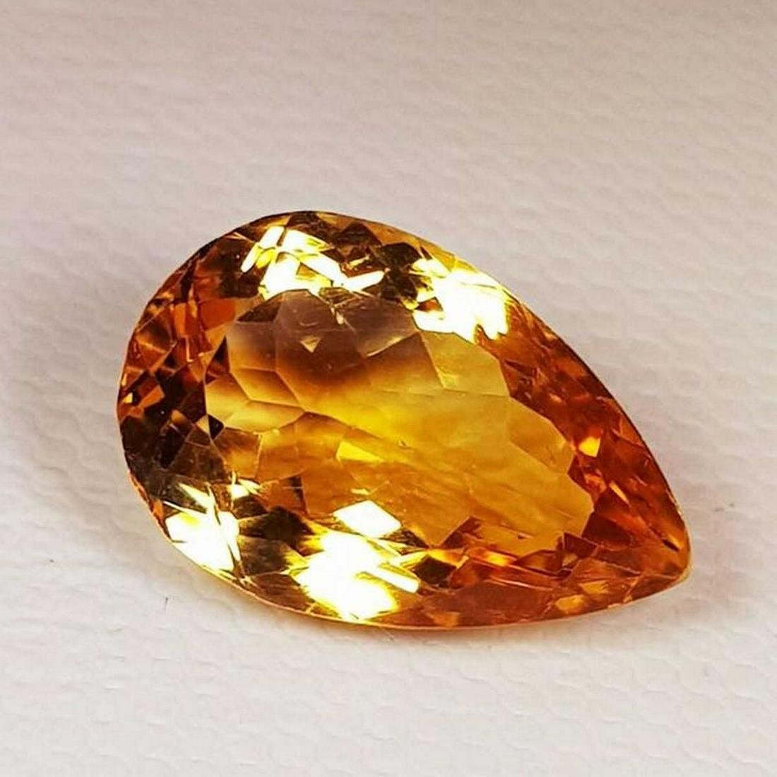 Natural Citrine Pear Cut 6.05 ct (1 of 5)