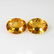 2.65 Ctw Natural Orange Yellow Citrine Oval Pair