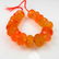 37.79 Ct Genuine 17 Orange Carnelian Drilled Round