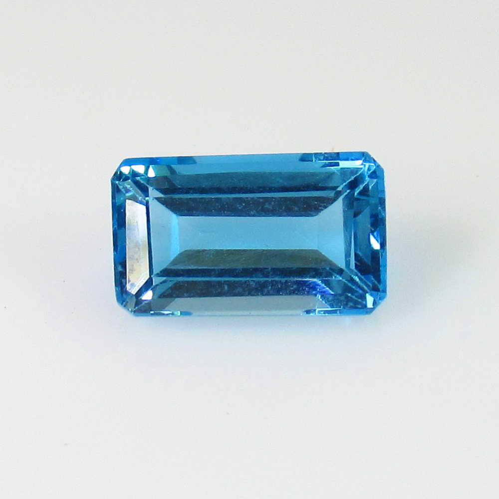 3.14 Ct Genuine Blue Topaz Octagon Cut (1 of 2)