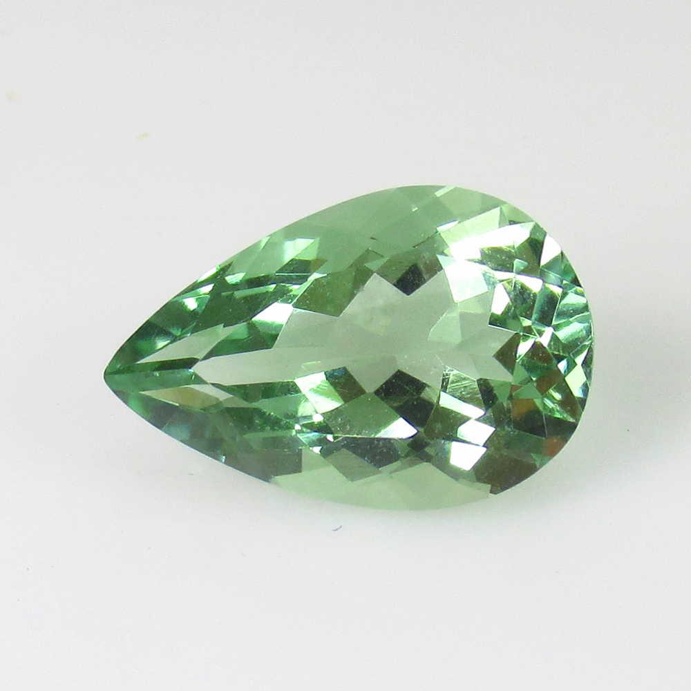 5.37 Ct Genuine Green Amethyst Pear Cut (1 of 2)