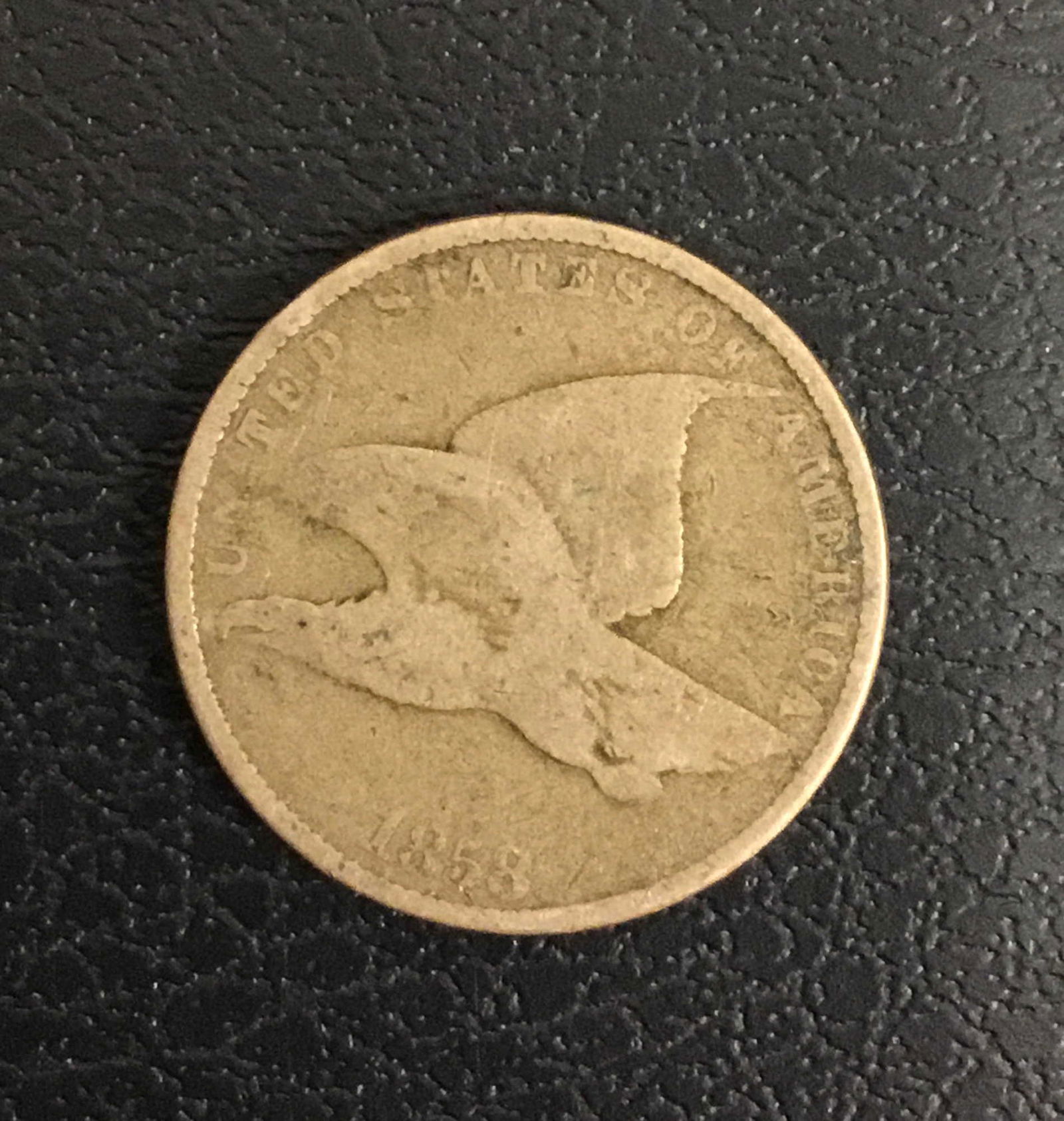 1858 Flying Eagle Penny (1 of 2)