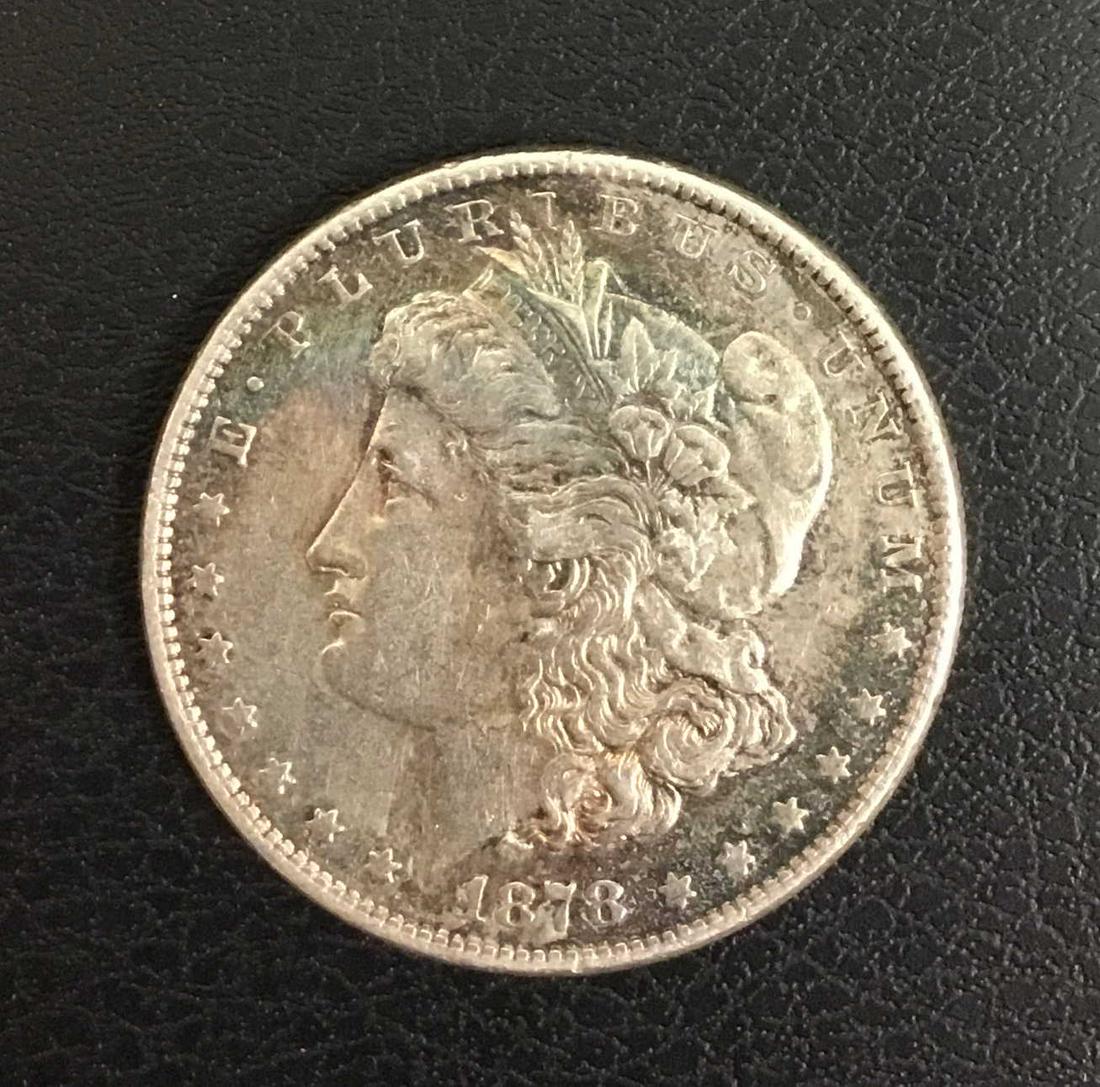 1878 Morgan Silver Dollar 8TF (1 of 2)