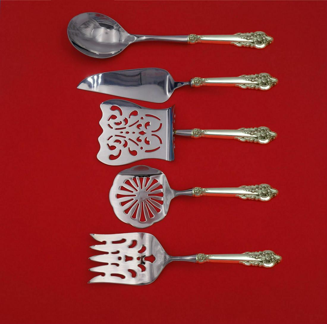 Grande Baroque Sterling 5 Pc. Brunch Serving Set (1 of 3)