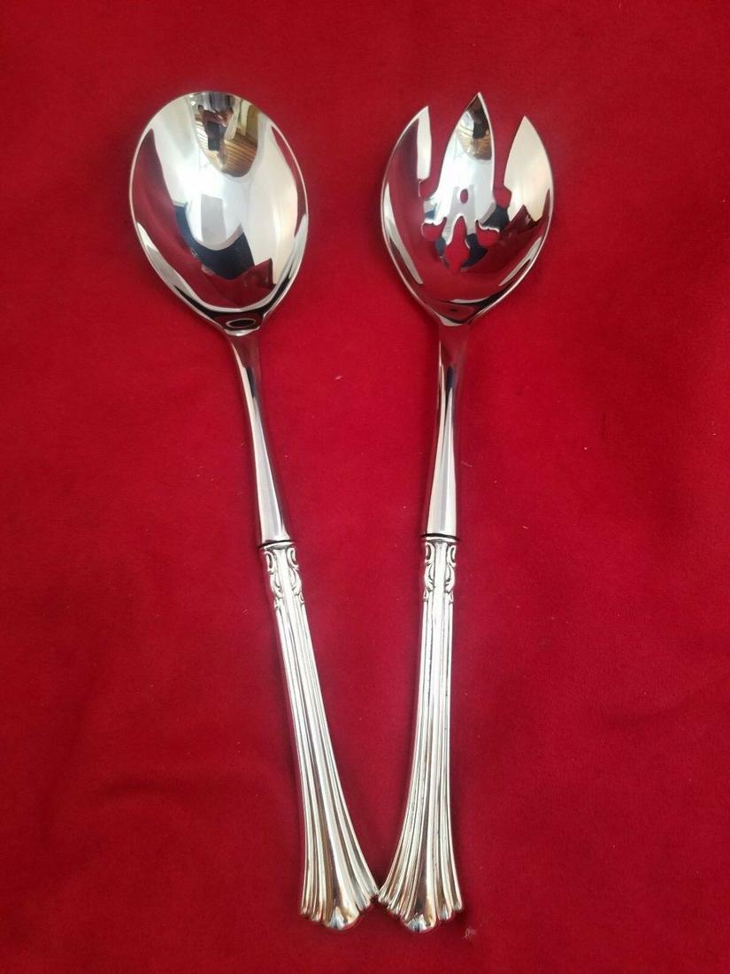 Eighteenth Century Sterling Salad Serving Set (1 of 3)
