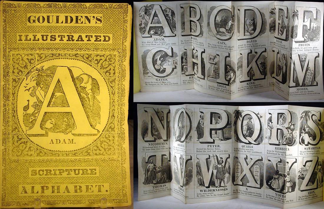 Rare Ephemera Old Illustrated ABC (1 of 5)