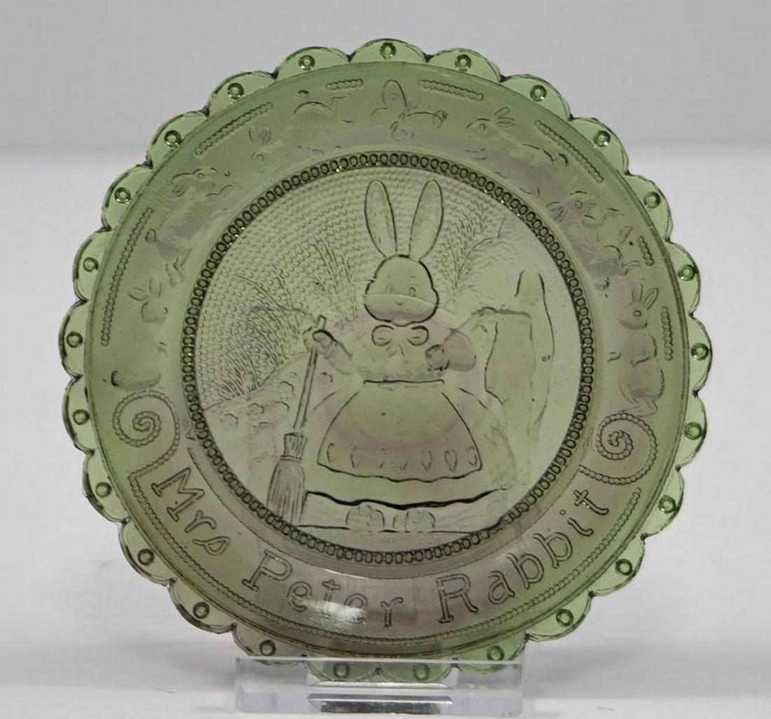 Vintage Mrs. Peter Rabbit Easter Pairpoint Cup Plate (1 of 4)
