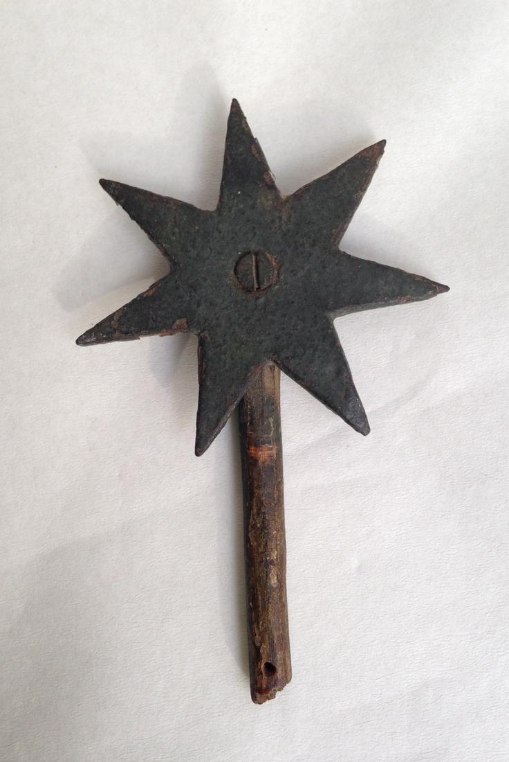 Unique 19thc Folk Art Revolving Star Tool Of Some Sort (1 of 4)