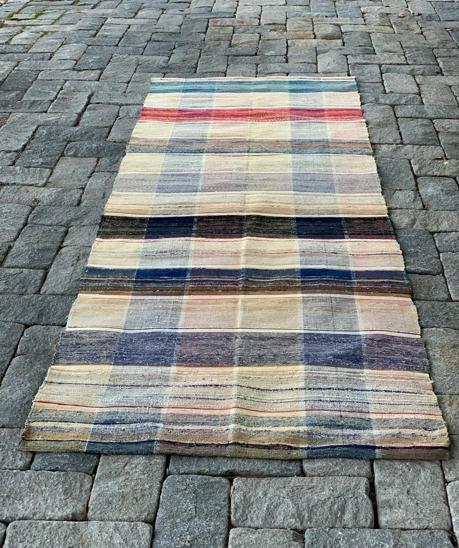 c. 1940 (unused) Quebec Rag Carpet (1 of 3)