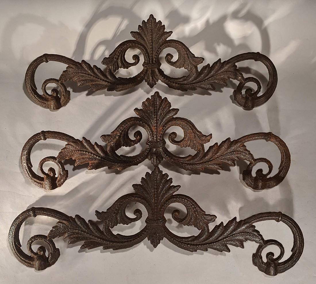 3 Cast Iron Decorative Over-doors (1 of 3)