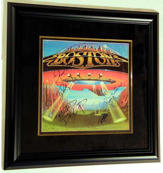 Boston Framed "Don't Look Back" Record Album (1 of 2)