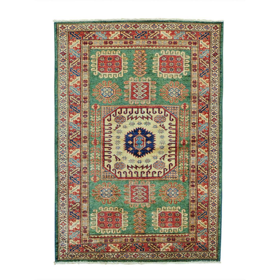 Super Kazak Hand Knotted Pure Wool Oriental Rug (1 of 3)