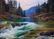 Oil painting Mountain river Serdyuk Boris Petrovich - 2
