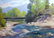 Oil painting Bridge over a mountain river Serdyuk Boris - 3