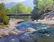 Oil painting Bridge over a mountain river Serdyuk Boris - 6