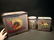 Set of 3 Advertising Tin Box Sunflower Bird Seed - 2