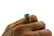 Art Deco Emerald Diamond Platinum RING - 4