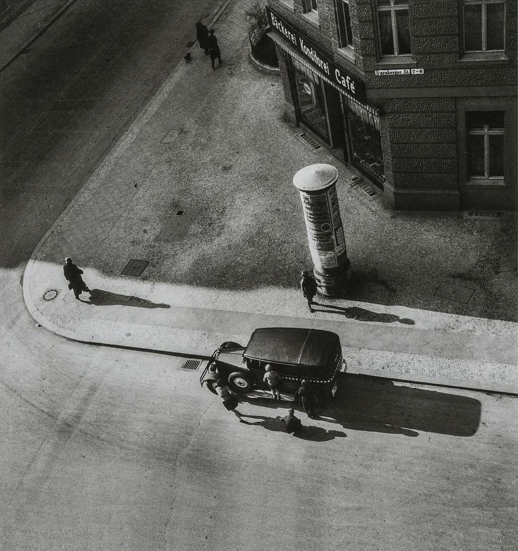 EVA BESNYO - Starnberger Street, 1931: Artist: Eva Besnyo Title: Starnberger Street, 1931 Medium: Photo Litho, 1997, China Dimensions: 6.8x7.25" Heat Wax Mounted on 11x14" Conservation Board Éva Besnyő (1910-2003) was a Dutch-Hungari