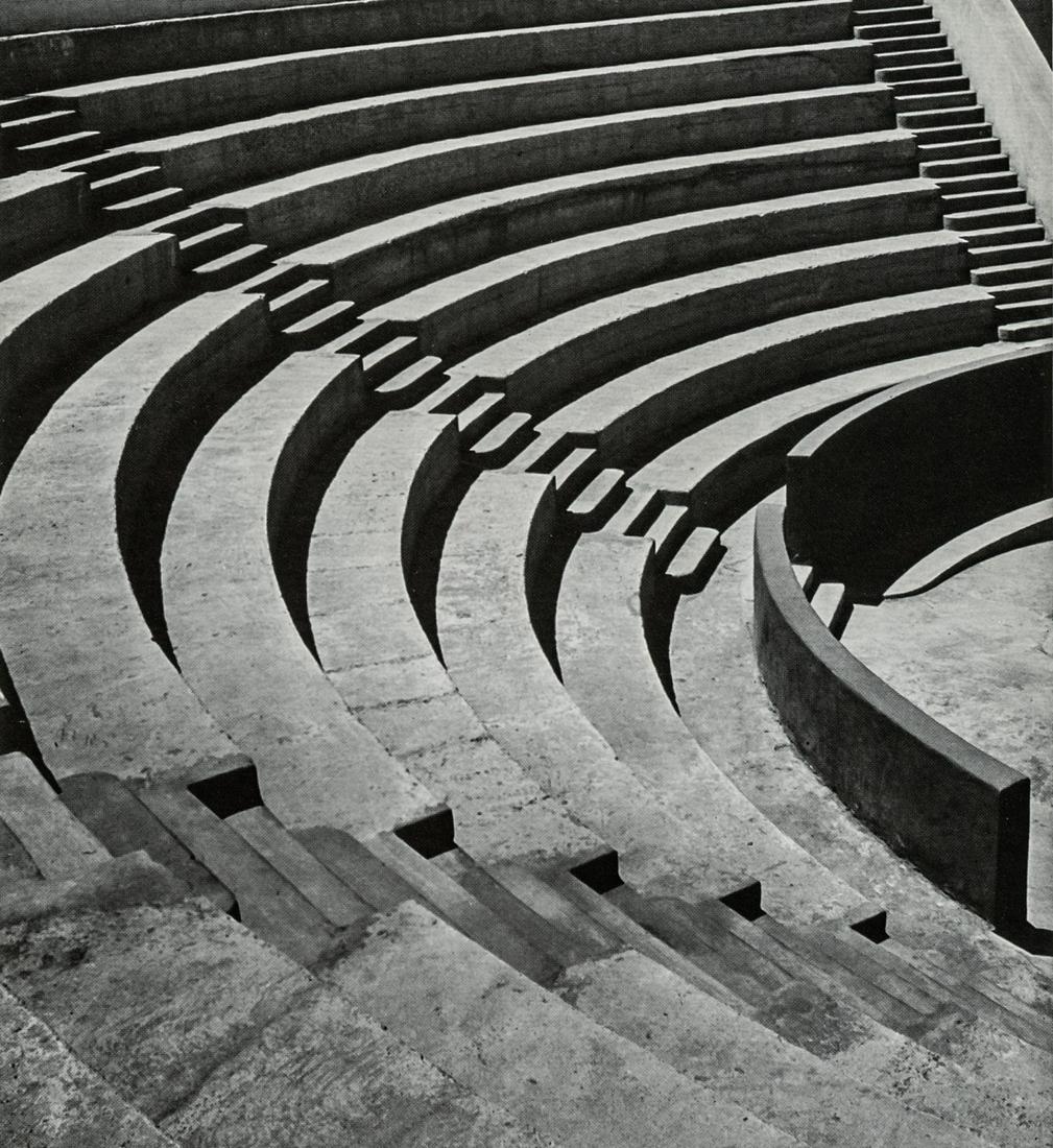 IMOGEN CUNNINGHAM - Mills College Amphitheater, 1920 (1 of 1)