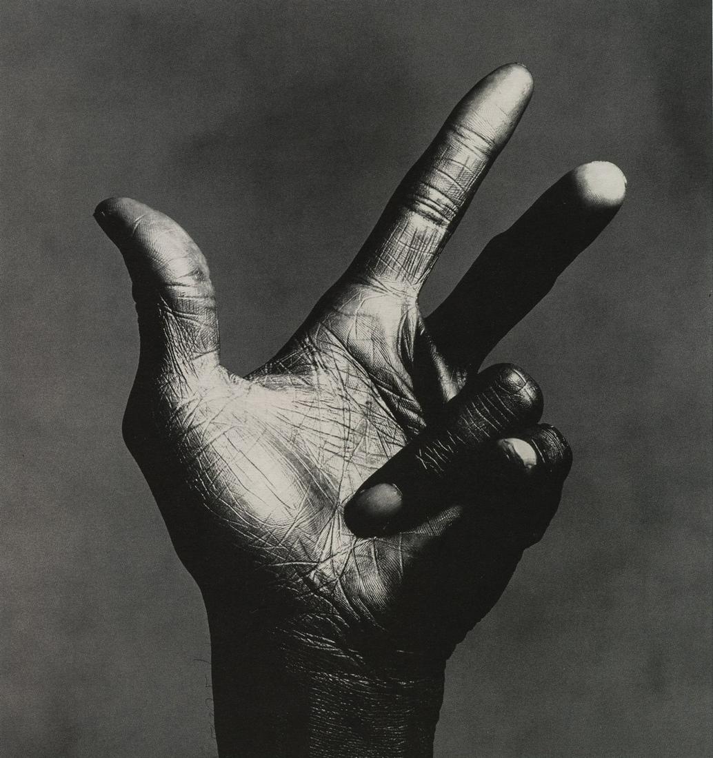 IRVING PENN - The Hand of Miles Davis (B note), NY (1 of 1)