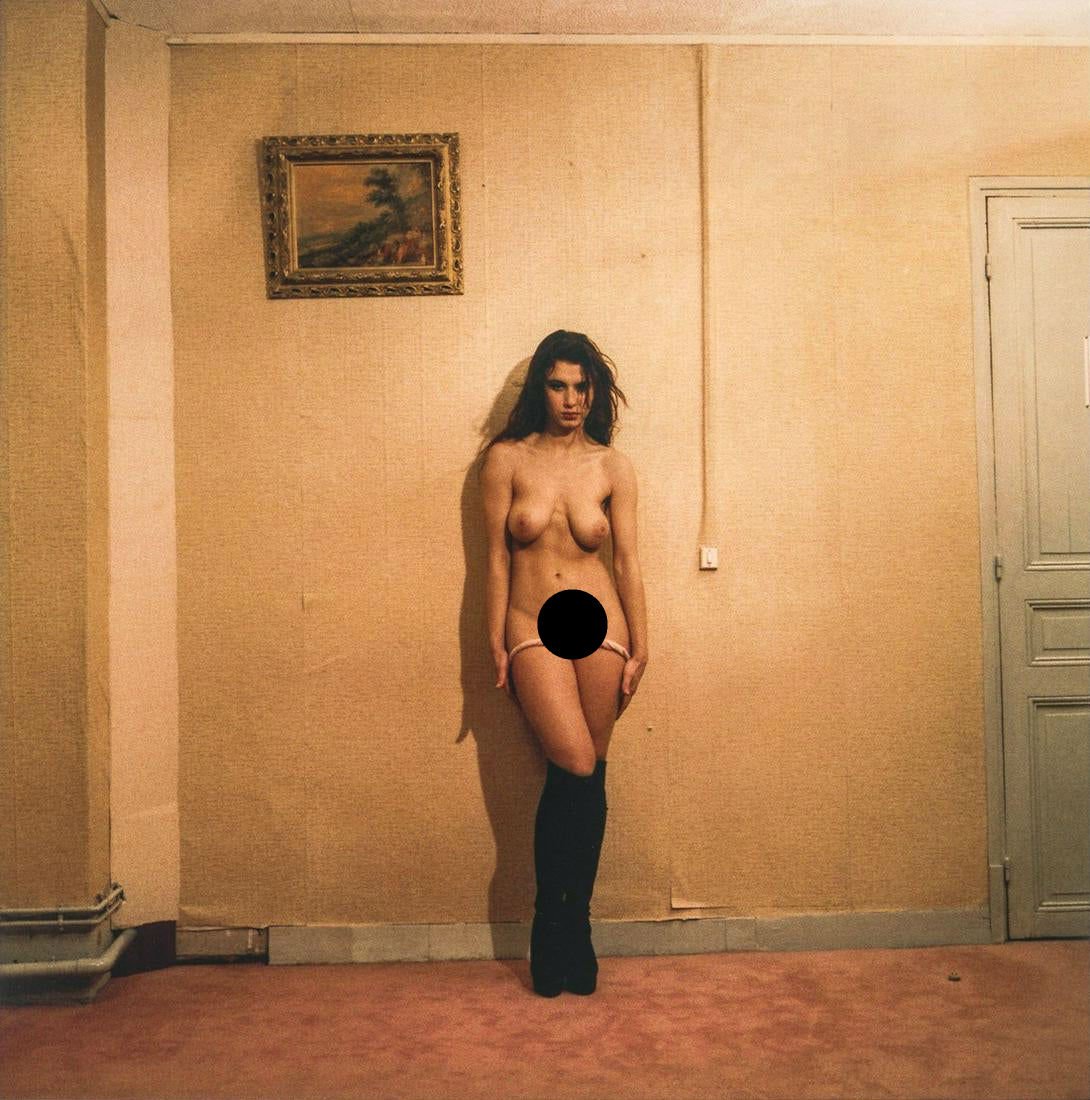 BETTINA RHEIMS - 20 fevrier I, Paris, 1991: Artist: Bettina Rheims Title: 20 fevrier I, Paris, 1991 Medium: Photo Litho, 2017, Italy Dimensions: 6.55x6.6" Heat Wax Mounted on 8.5x11" Conservation Board Bettina Caroline Germaine Rheims is a Fren