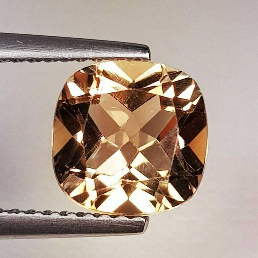 2.75 ct Natural Champagne Topaz Cushion Cut (1 of 5)