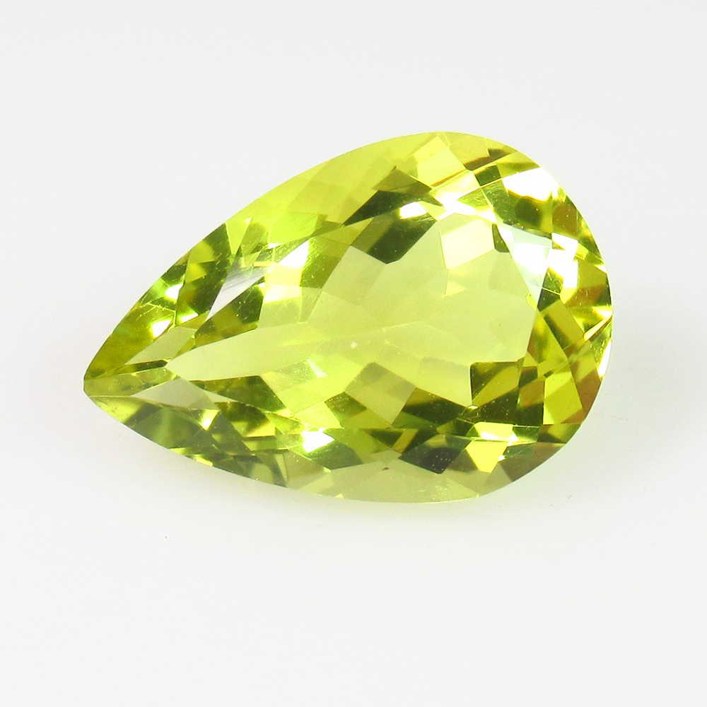 5.42 Ct Genuine Lemon Quartz Pear Cut: No Reserve! Title: 5.42 Ct Genuine Lemon Quartz Pear Cut Stone Clarity: VVS Gemstone: Natuarl Lemon Quartz Carat Weights: 5.42 Size/Dimensions: 15.10 x 10.40 x 6.80 mm Top Quality Luster / Excellent P