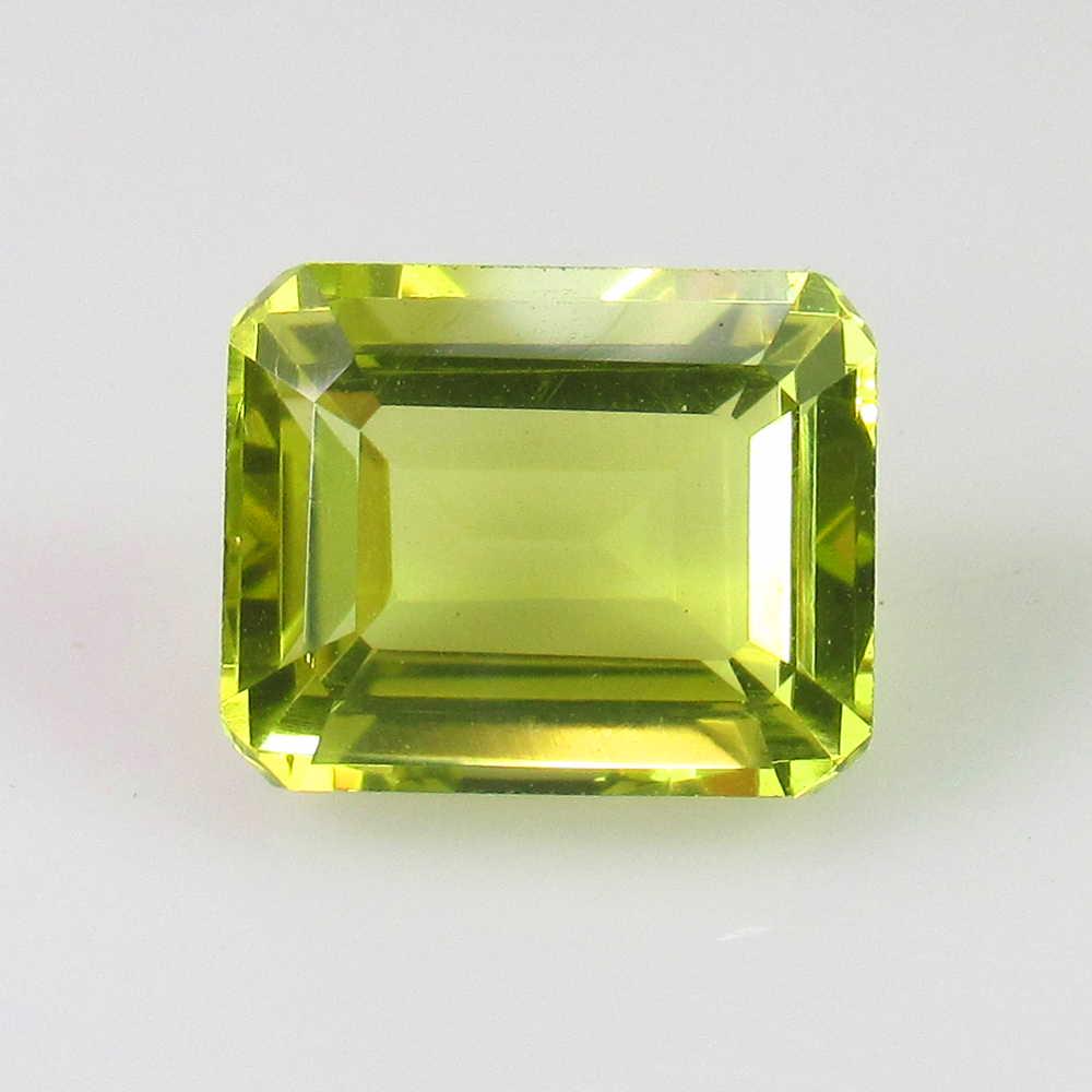 5.03 Ct Genuine Lemon Quartz Octagon Cut: No Reserve! Title: 5.03 Ct Genuine Lemon Quartz Octagon Cut Stone Clarity: VVS Gemstone: Natuarl Lemon Quartz Carat Weights: 5.03 Size/Dimensions: 11.20 x 9.00 x 6.50 mm Top Quality Luster / Excellent