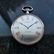 TIFFANY & CO Rare Platinum 14736 Pocket Watch 45mm,