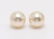 18 kt. Yellow Gold - 8.5x9mm Akoya Pearls - Earrings - 7
