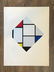 Piet Mondrian serigraph "Composition rouge, jaune, - 2