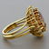 Estate Imperial Topaz Diamond Gold Ring - 3