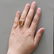 Estate Imperial Topaz Diamond Gold Ring - 6