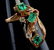 Colombian Emerald Diamond Ring Apco 14K Rose Pink Gold - 6