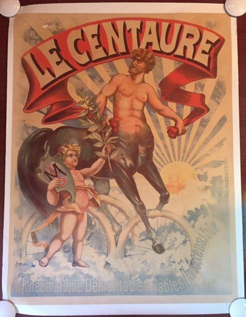 LE CENTAURE - ORIGINAL 1890 FRENCH LB POSTER - (1 of 1)
