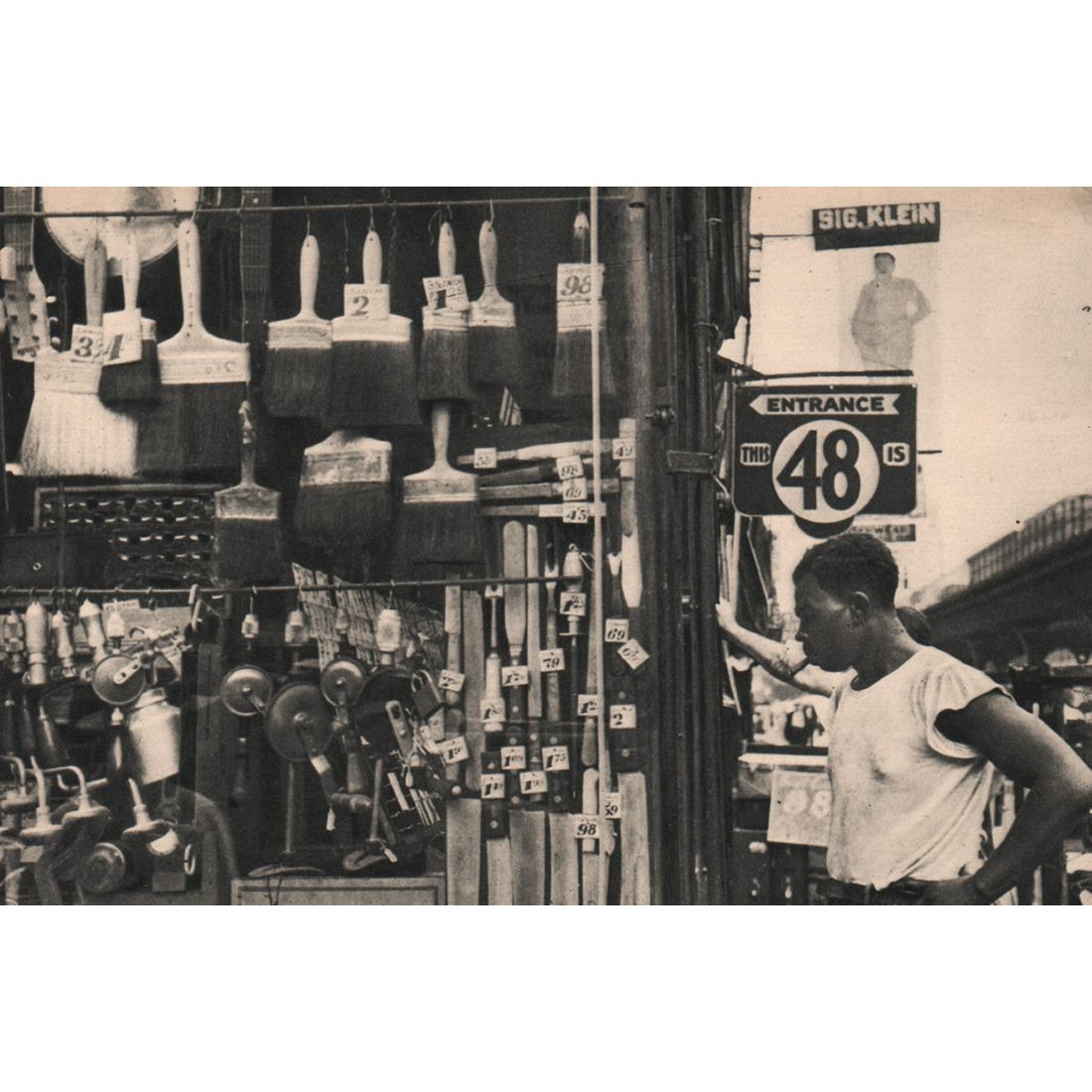 HENRI CARTIER-BRESSON - Reveries devant un Etalage: Artist: HENRI CARTIER-BRESSON Print Title: Reveries devant un Etalage Medium: Sheet-fed Gravure Printing Date: 1940's Printed in France Image Size approx: 4.25 x 6.5 inches Henri Cartier-Bresson (1908