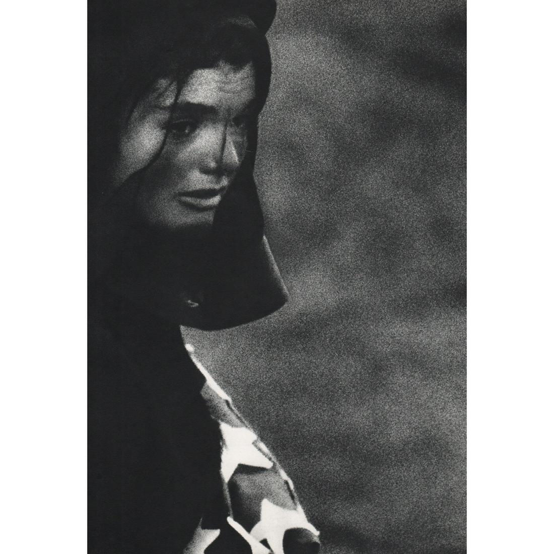ELLIOTT ERWITT - Mrs. John F. Kennedy, widowed: Artist: ELLIOTT ERWITT Print Title: Mrs. John F. Kennedy Medium: Sheet-Fed Gravure Printing Date: 1960's Printed in Italy Image Size: 11.5 x 8 inches Elliott Erwitt (born Elio Romano Erwitt, 26 July 1