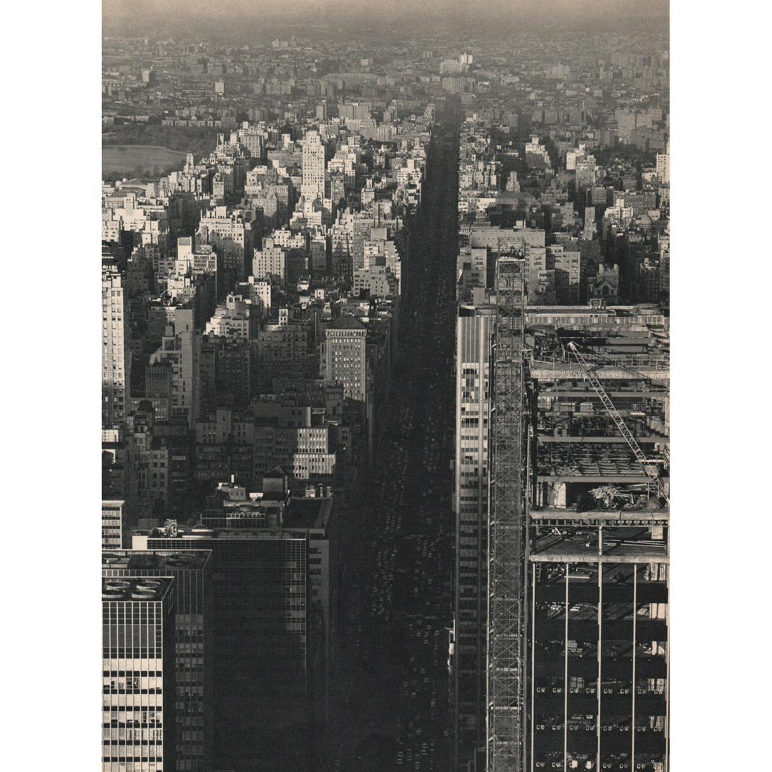 EVELYN HOFER - Park Avenue, New York: Artist: EVELYN HOFER Print Title: Park Avenue, New York Medium: Sheet-fed Gravure Printing Date: 1960's Printed in Switzerland Image Size approx: 11 x 8 inches Evelyn Hofer (1922-2009) was a German-Am