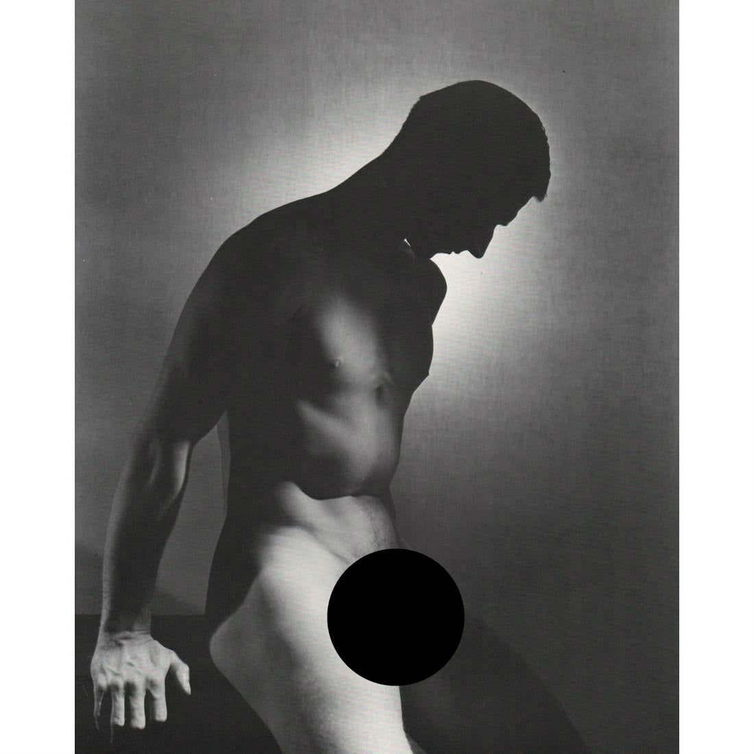 GEORGE PLATT-LYNES - Male Nude, 1936: Artist: GEORGE PLATT-LYNES Print Title: Male Nude, 1936 Medium: Duotone engraving Printing Date: 1980's Printed in the USA Image Size approx: 11 X 9 inches George Platt Lynes (1907-1955) was an Americ