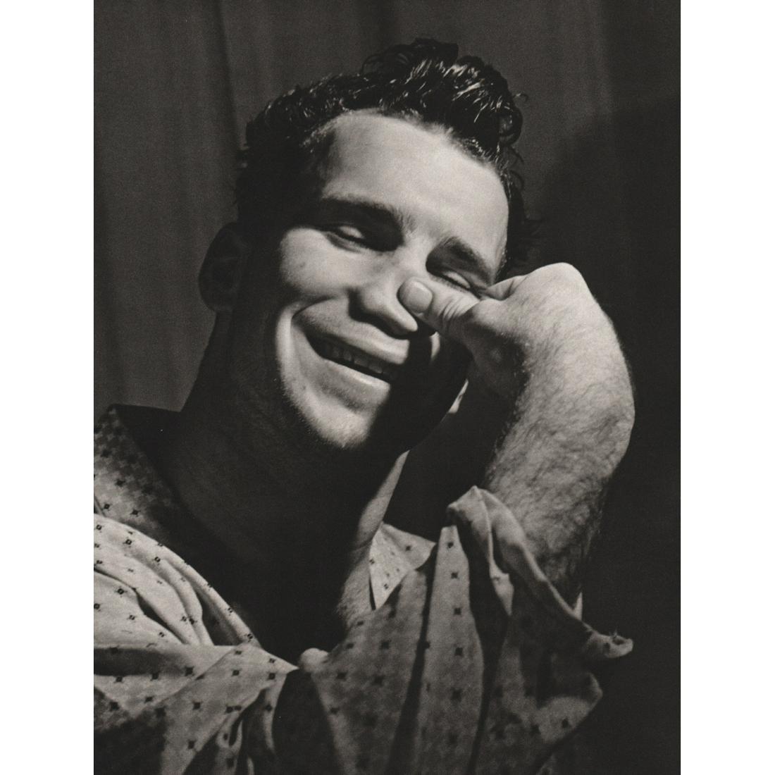 BRUCE WEBER - Brendan Kelly, Boxer 1986: Artist: BRUCE WEBER Print Title: Brendan Kelly, Boxer 1986 Medium: Sheet-fed Gravure Printing Date: 1980's Printed in Spain Image Size approx: 11 X 8.5 inches Bruce Weber is an American fashion photog