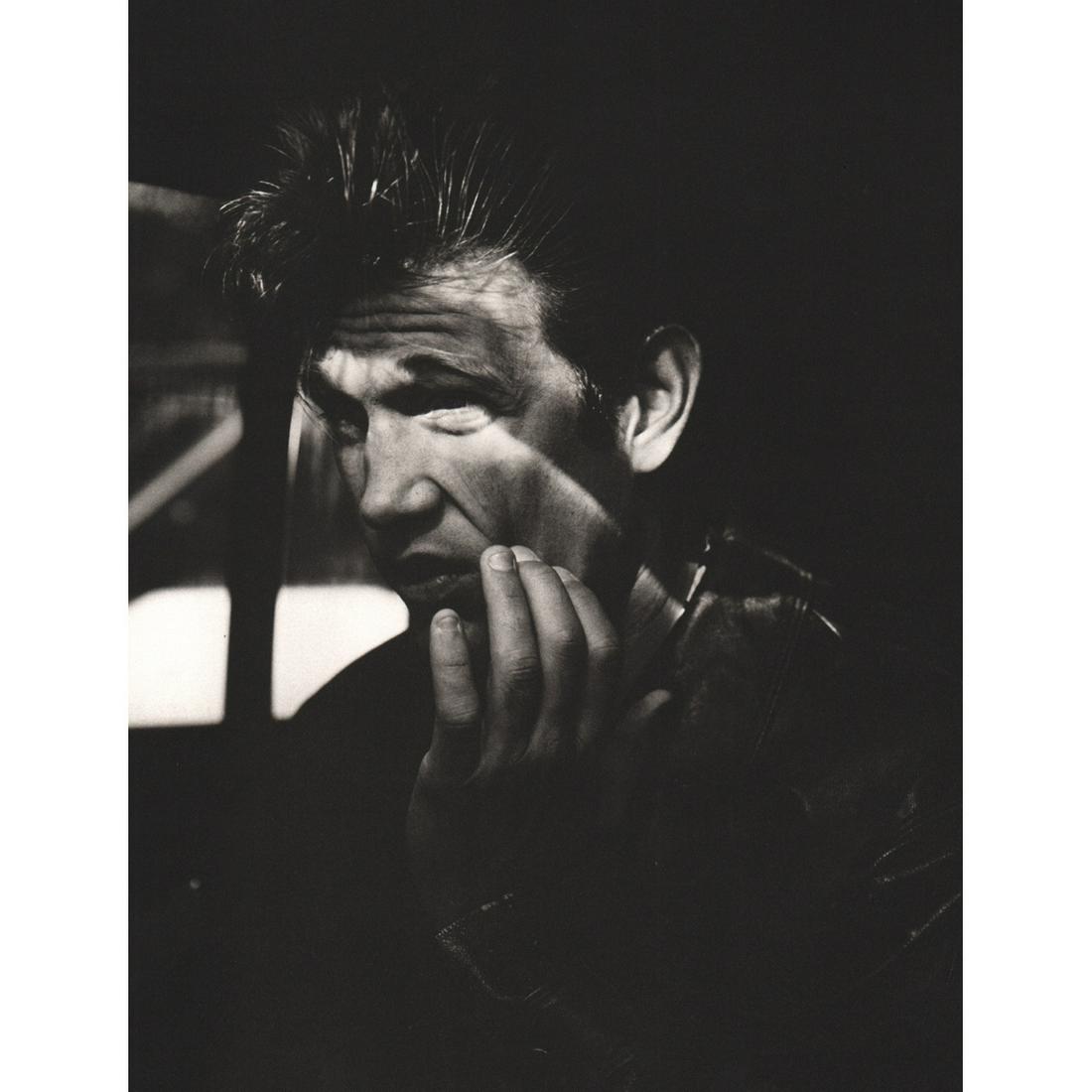 BRUCE WEBER - Chris Isaak, Limousine 1986: Artist: BRUCE WEBER Print Title: Chris Isaak, Limousine 1986 Medium: Sheet-fed Gravure Printing Date: 1980's Printed in Spain Image Size approx: 11 X 8.5 inches Bruce Weber is an American fashion phot