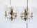 French Vintange Bronze wall sconces with 4 lace - 2