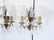 French Vintange Bronze wall sconces with 4 lace - 3