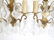 French Vintange Bronze wall sconces with 4 lace - 6