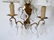 French Vintange Bronze wall sconces with 4 lace - 9